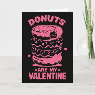 Valentijnsdag Donut T-shirt Zoete Candy Donut Is M Kaart