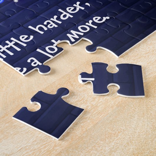 Valentijnsdag door jou neon legpuzzel (Zijkant)