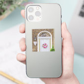 Valentijnsdag Door Sticker (Telefoon)