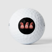 Valentijnsdag Drie Aardige Kabouters Met Hart Golfballen (Voorkant)