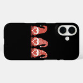 Valentijnsdag Drie Schattige Kabouters Die Hart Va Case-Mate iPhone Case (Achterkant (horizontaal))