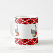 Valentijnsdag Duck Mokken (Voorkant links)