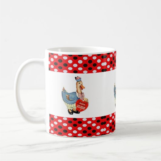 Valentijnsdag Duck Mokken (Links)