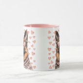 Valentijnsdag Duitse herder Mok (Midden)