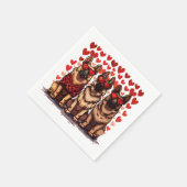 Valentijnsdag Duitse herdershonden Servet (Hoek)