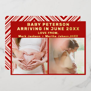 Valentijnsdag Echografie Zwangerschapsaankondiging Folie Feestdagenkaart