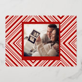 Valentijnsdag Echografie Zwangerschapsaankondiging Folie Feestdagenkaart (Achterkant)