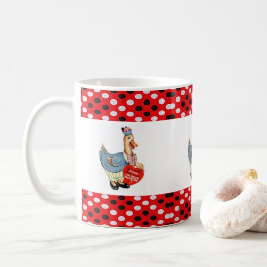 Valentijnsdag Eend Mokken (Met donut)
