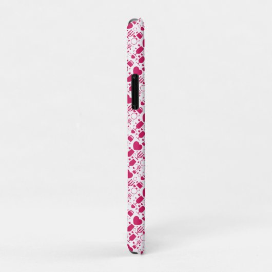Valentijnsdag elementen patronen Case-Mate iPhone case (Achterkant/rechts)