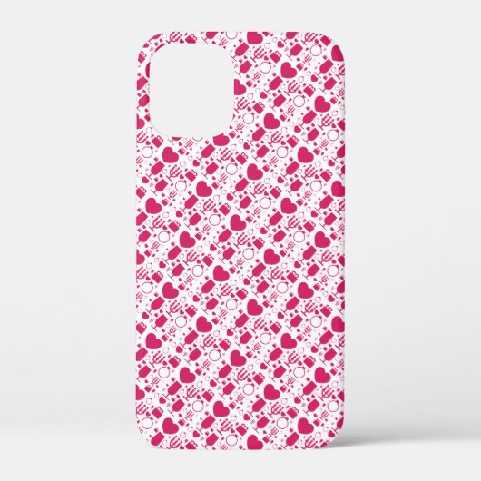 Valentijnsdag elementen patronen Case-Mate iPhone case (Achterkant)