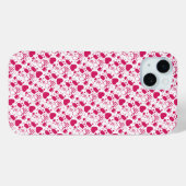 Valentijnsdag elementen patronen Case-Mate iPhone case (Achterkant (horizontaal))