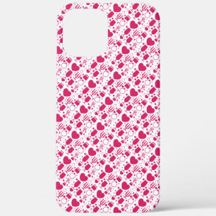 Valentijnsdag elementen patronen Case-Mate iPhone case