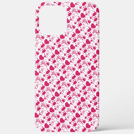 Valentijnsdag elementen patronen Case-Mate iPhone case (Achterkant)