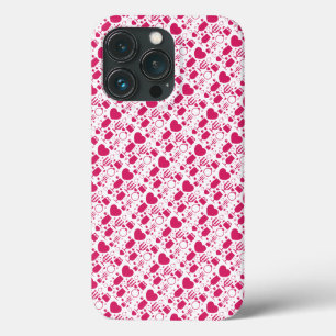 Valentijnsdag elementen patronen Case-Mate iPhone case