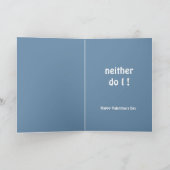 Valentijnsdag Elephant vergeet nooit groet Feestdagen Kaart (Binnen)