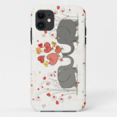 Valentijnsdag Elephants Case-Mate iPhone Case (Achterkant)