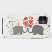 Valentijnsdag Elephants Case-Mate iPhone Case (Achterkant (horizontaal))