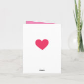 Valentijnsdag Elephants van mama Feestdagen Kaart (Achterkant)