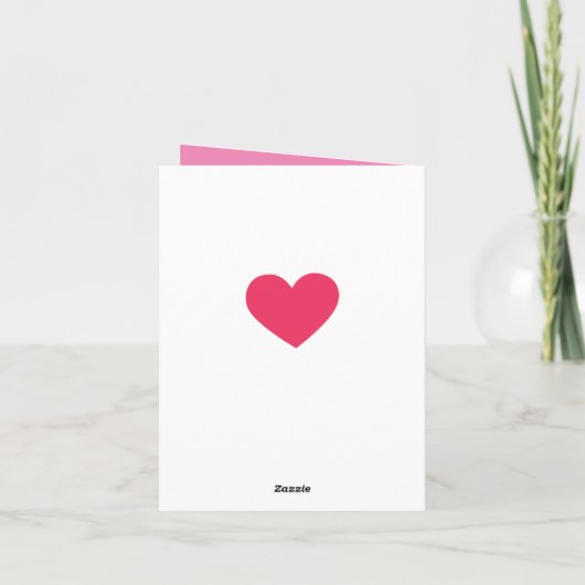 Valentijnsdag Elephants van mama Feestdagen Kaart (Achterkant)