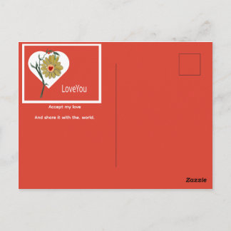 Valentijnsdag elke dag LoveYou gevoel  Briefkaart