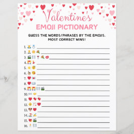 Valentijnsdag Emoji Pictionary spel
