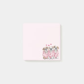 Valentijnsdag Engelse Bulldog Post-it® Notes (Voorkant)