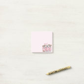 Valentijnsdag Engelse Bulldog Post-it® Notes (Op bureau)