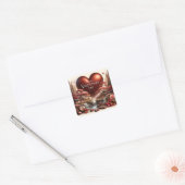 Valentijnsdag envelop afdichting vierkante sticker (Envelop)