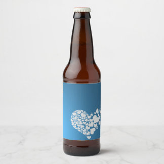 Valentijnsdag Eten en Drank Etikettenreeks Bier Etiket