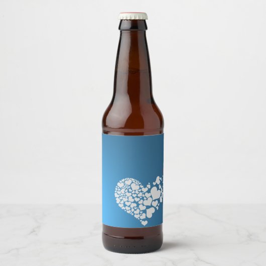 Valentijnsdag Eten en Drank Etikettenreeks Bier Etiket (Voorkant)