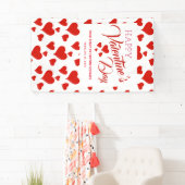 Valentijnsdag EVENT HAPPY RED HEARTS BANNER (Insitu)