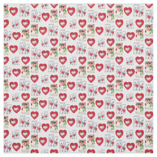 Valentijnsdag Fabric Stof (Swatch)