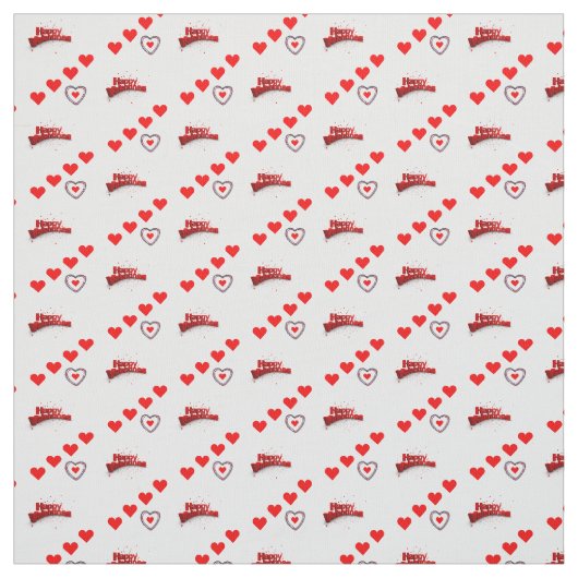 Valentijnsdag Fabric Stof (Swatch)