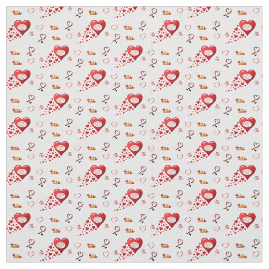 Valentijnsdag Fabric Stof (Swatch)