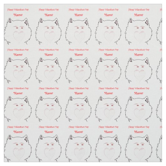 Valentijnsdag Fabric Stof (Swatch)