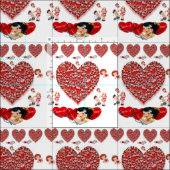 Valentijnsdag Fabric Stof (Delen)