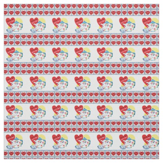 Valentijnsdag Fabric Stof (Swatch)