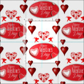 Valentijnsdag Fabric Stof (Delen)