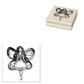 Valentijnsdag Fairy Love Rubberstempel (Gestempeld)