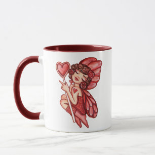Valentijnsdag Fairy Mok