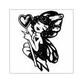 Valentijnsdag Fairy Rubberstempel (Afrduk)