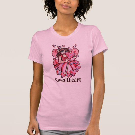 Valentijnsdag Fairy T-shirt (Voorkant)