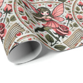 Valentijnsdag Fairy Valentijn Cadeaupapier (Rol Hoek)