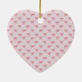 Valentijnsdag Familie Foto Hart Ornament (Achterkant)