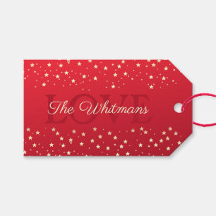 Valentijnsdag Family Love Cadeaulabel