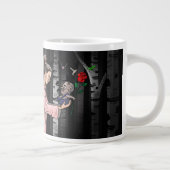 Valentijnsdag Fantasie Grote Koffiekop (Rechts)