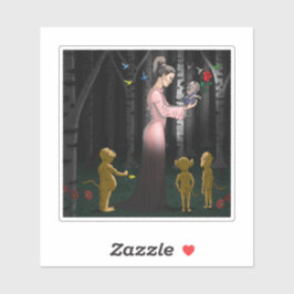 Valentijnsdag fantasie romantiek sticker
