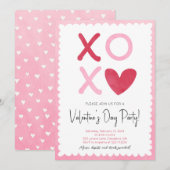 Valentijnsdag Feest Evenement Uitnodiging (Voorkant / Achterkant)