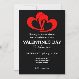 VALENTIJNSDAG FEEST MET RODE KOPPEL HART  KAART