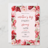 Valentijnsdag Feest Uitnodiging (Voorkant)